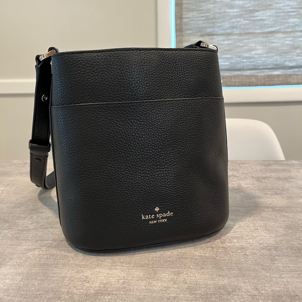 Kate Spade Black Leather Crossbody Bag
